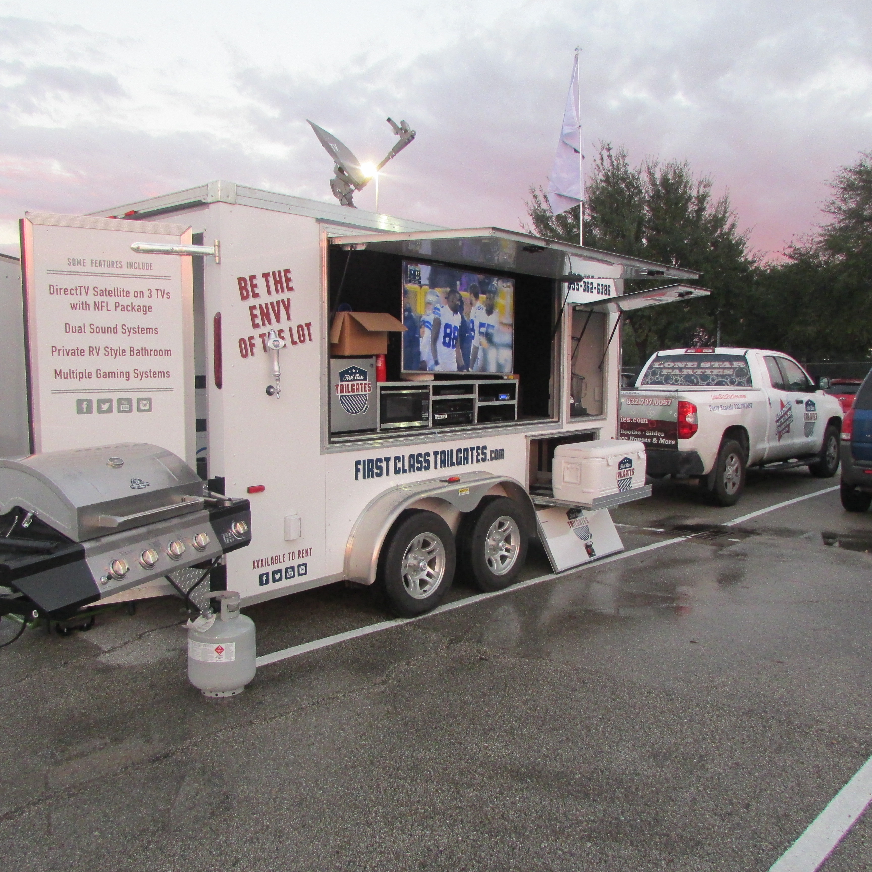 tailgate rentals